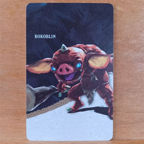 bokoblin amiibo nfc card|how to use amiibo botw.